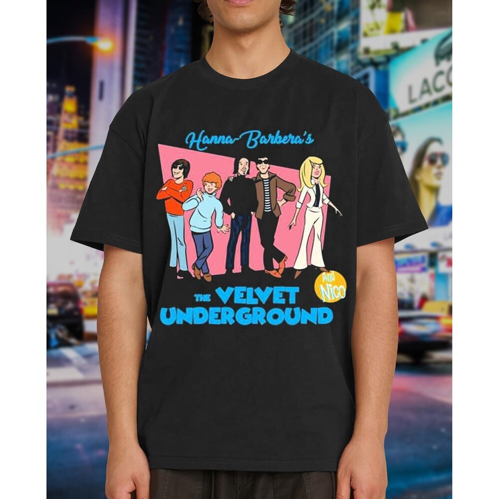 The Velvet Underground And Nico 1967 Hanna Tshirt Black Shirt